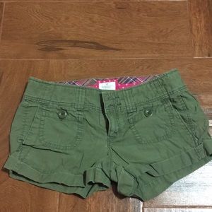 Green shorts